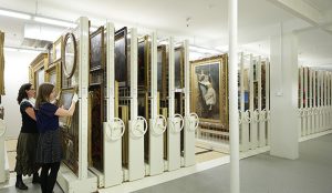 The Gallery's new collection storage system upstairs at 38 Taupo Quay